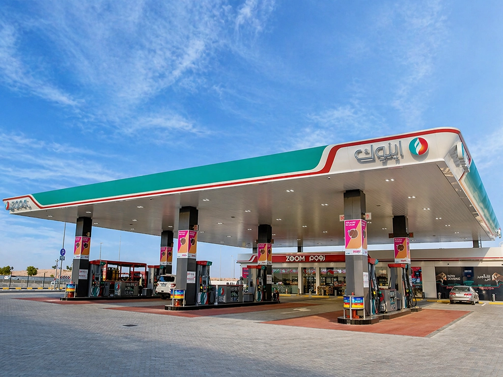 Mistyref HVAC Systems Utility Spaces in UAE - Enoc Petrol Station